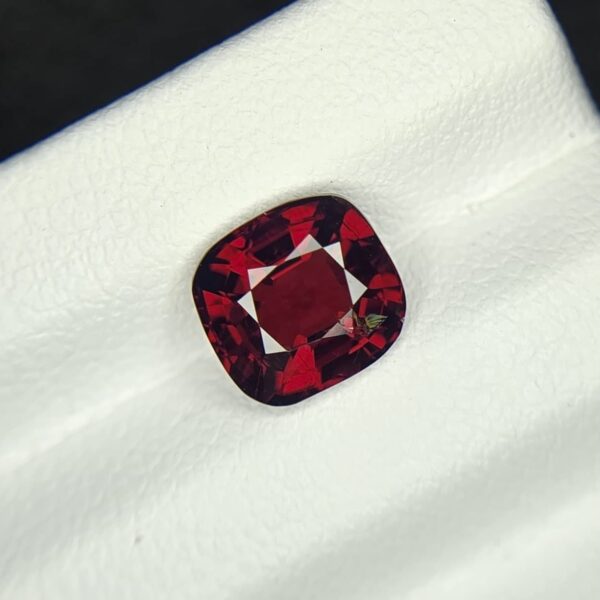 Vivid Red Cushion Cut Natural Spinel Gemstone for Jewellery Collection - Image 4