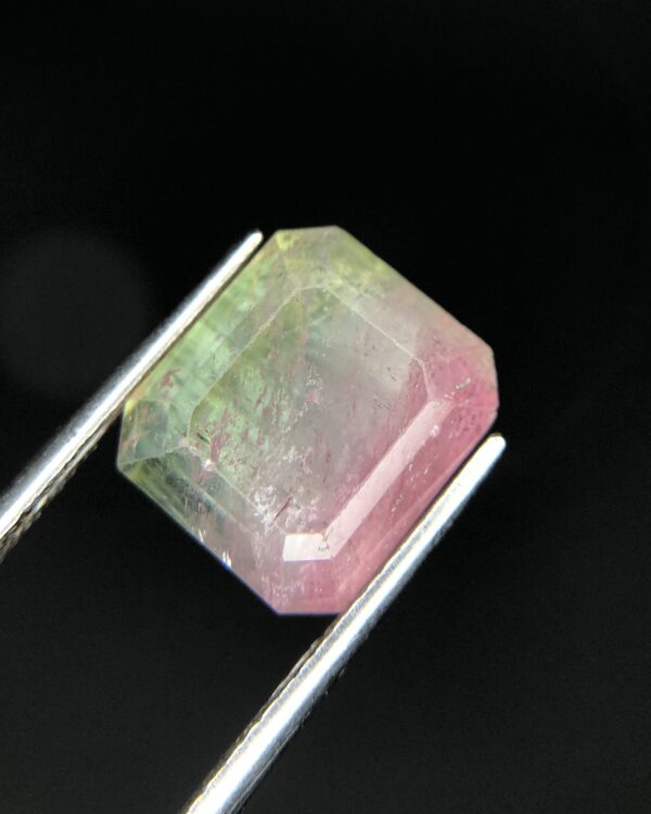 Bi-Color Natural Tourmaline Gemstone