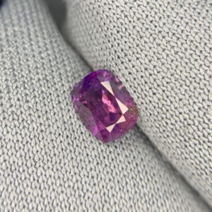 Natural Beautiful Cushion Pinkish Purple 1.10 crts Sapphire Stone