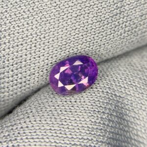 Natural Beautiful Oval Shape Purplish Pink Color Sapphire Stone